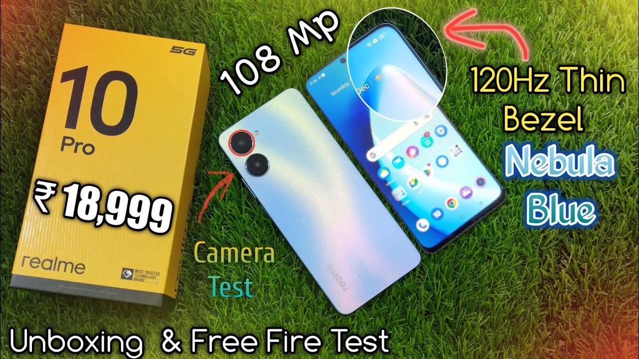 Realme 10 Pro 5G Blue Colour Unboxing | 108Mp Camera Test 🔥