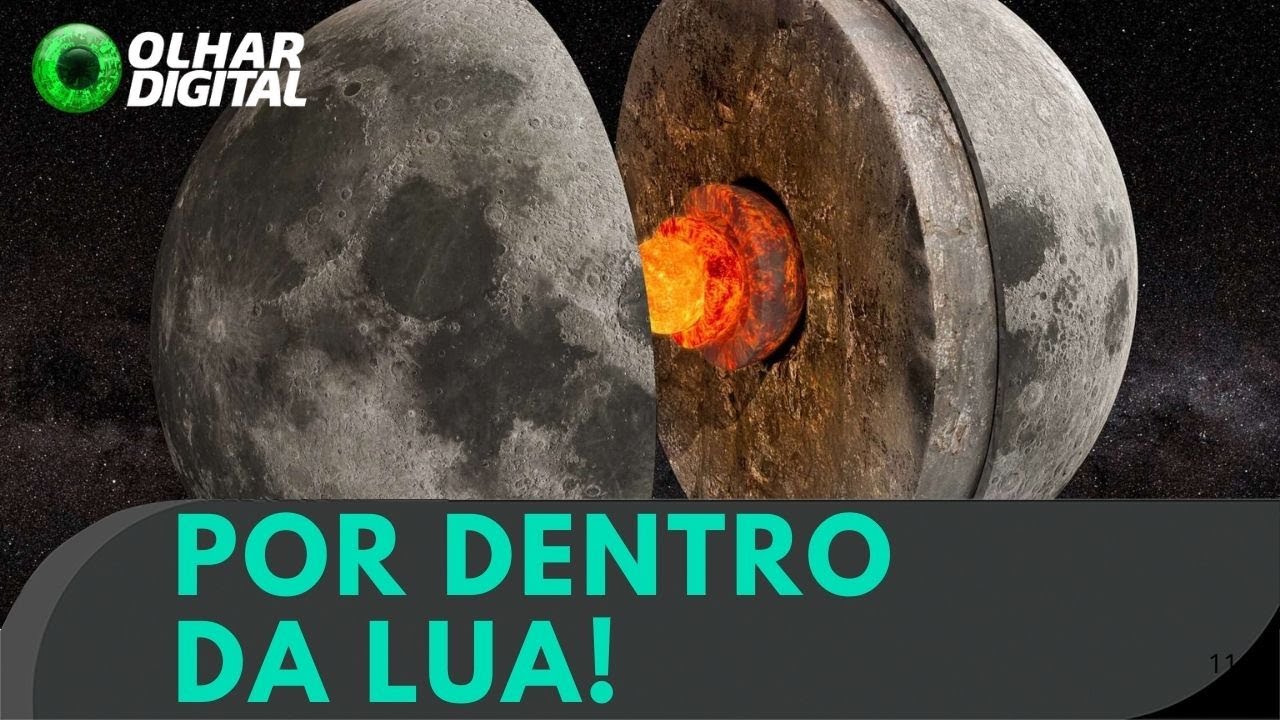 Como &eacute; o interior da Lua? A Ci&ecirc;ncia descobriu!