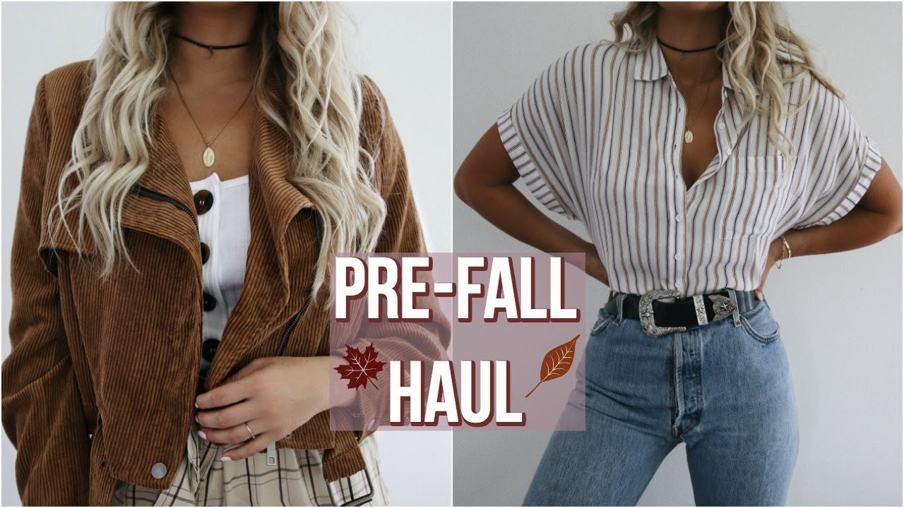 PRE FALL HAUL // try-on 2018