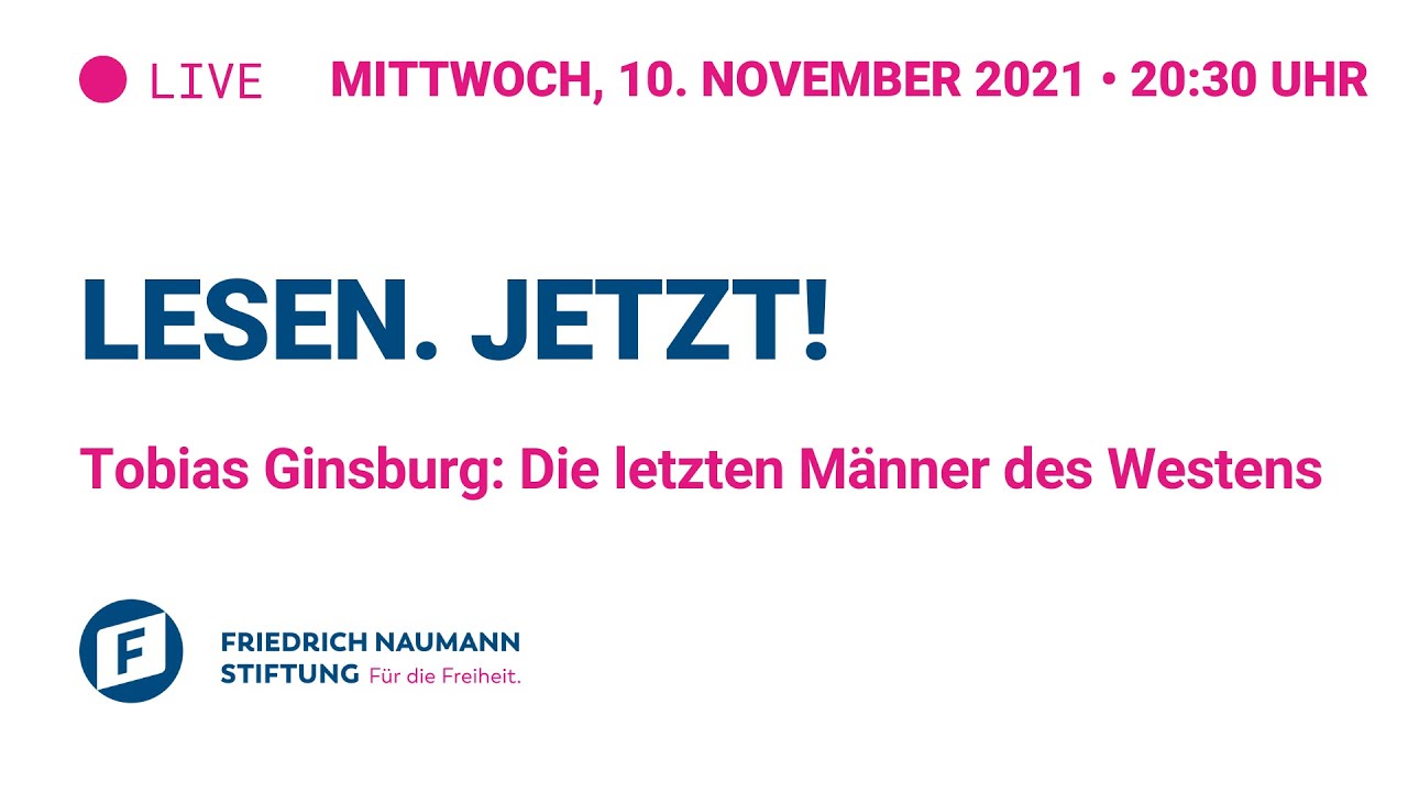 Lesen. Jetzt! Tobias Ginsburg: Die letzten Männer des Westens
