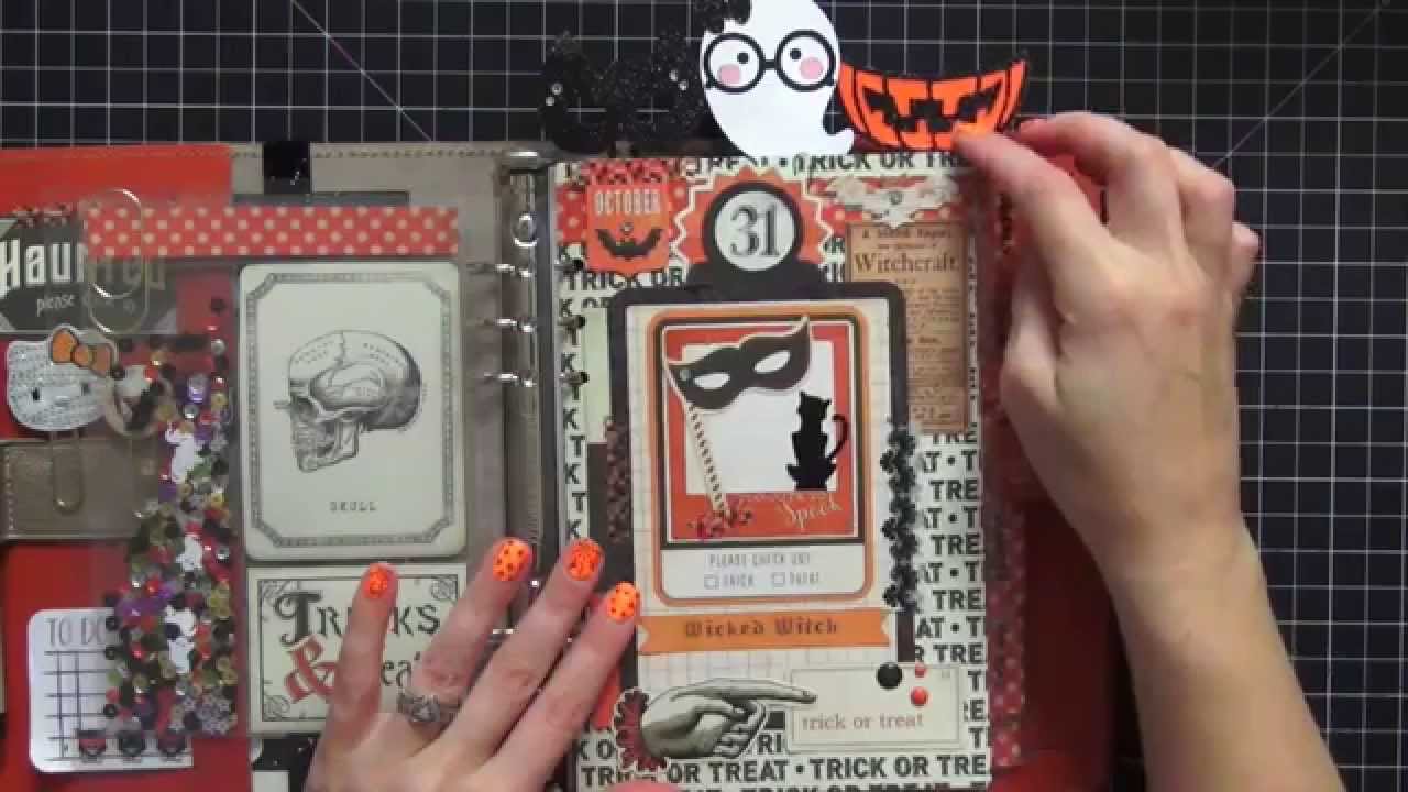 FiloFax Original A5 Halloween Setup