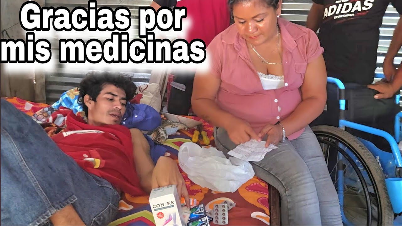 Gracias a la FAMILIA Gais; el Ex marido se NORA recibe medicina para su enfermedad 