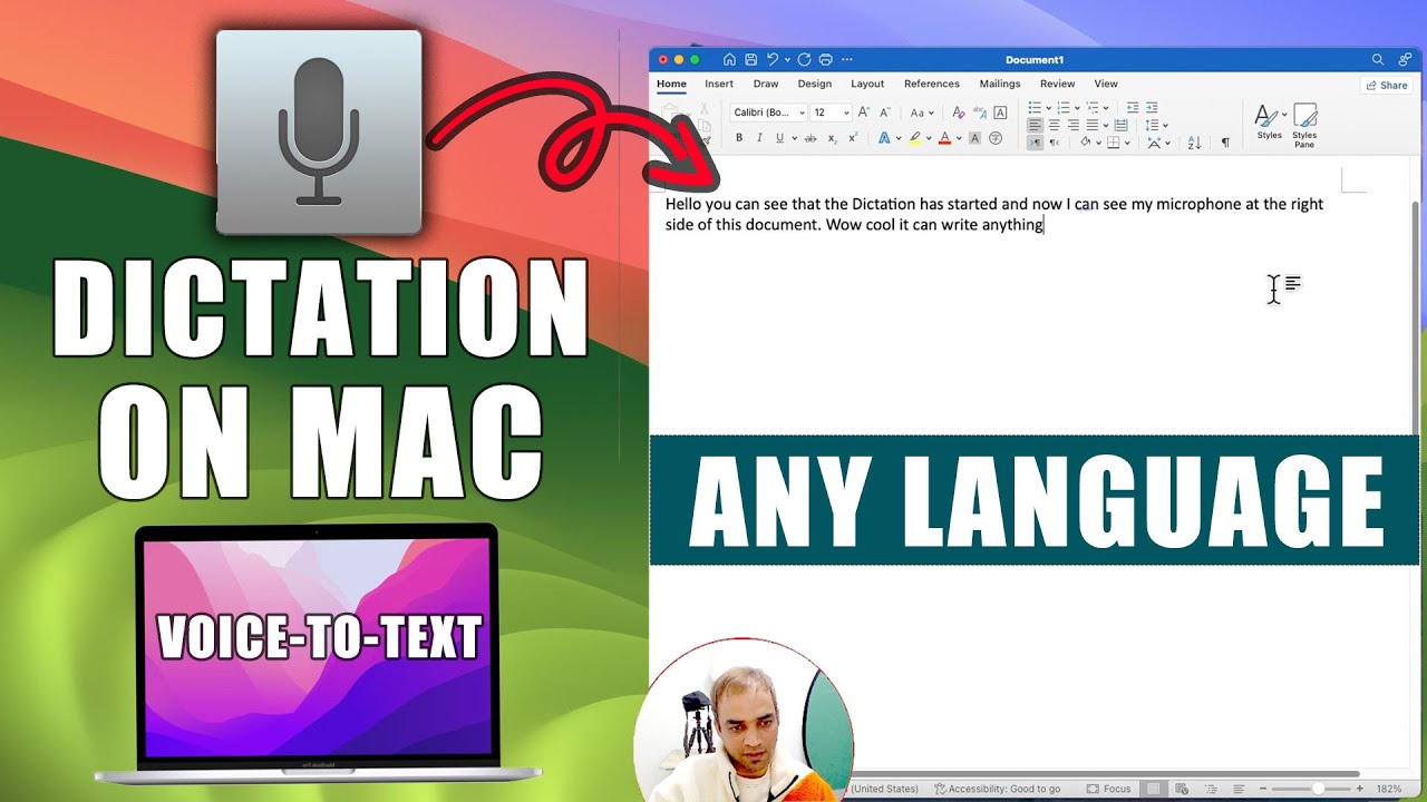 Как профессионально использовать функцию диктовки на Mac (преобразование голоса в текст) на любом...