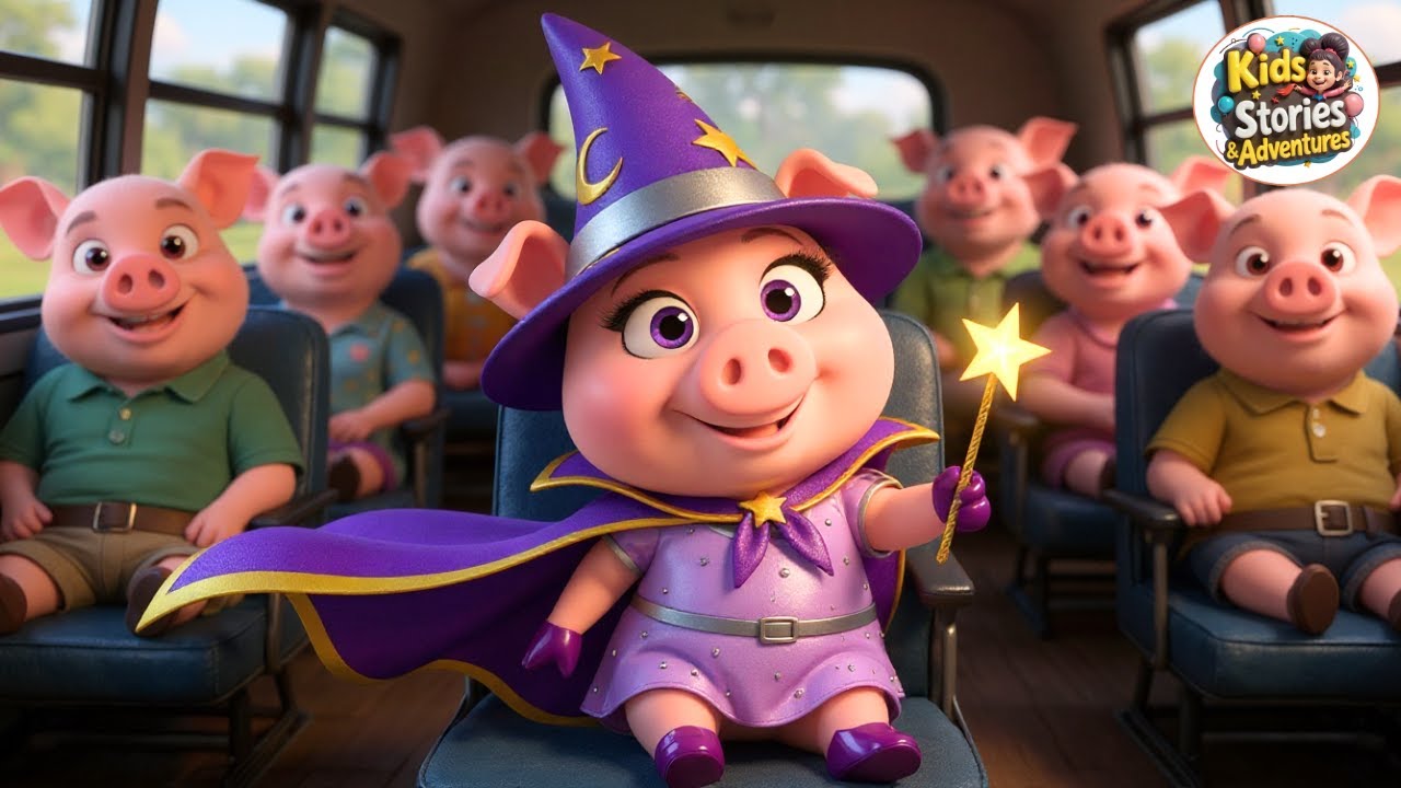 🤯 Little Piggy Wizard & MECHANICAL WOLVES Save The Day! 🐷⚙️| Bedtime Stories for Kids in English
