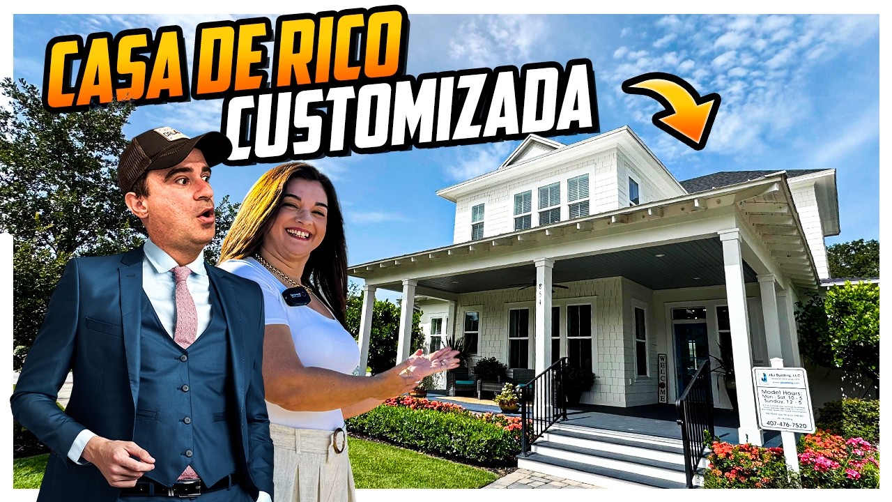 CASA DE RICO CUSTOMIZADA nos EUA 😱 Fiquei APAIXONADO