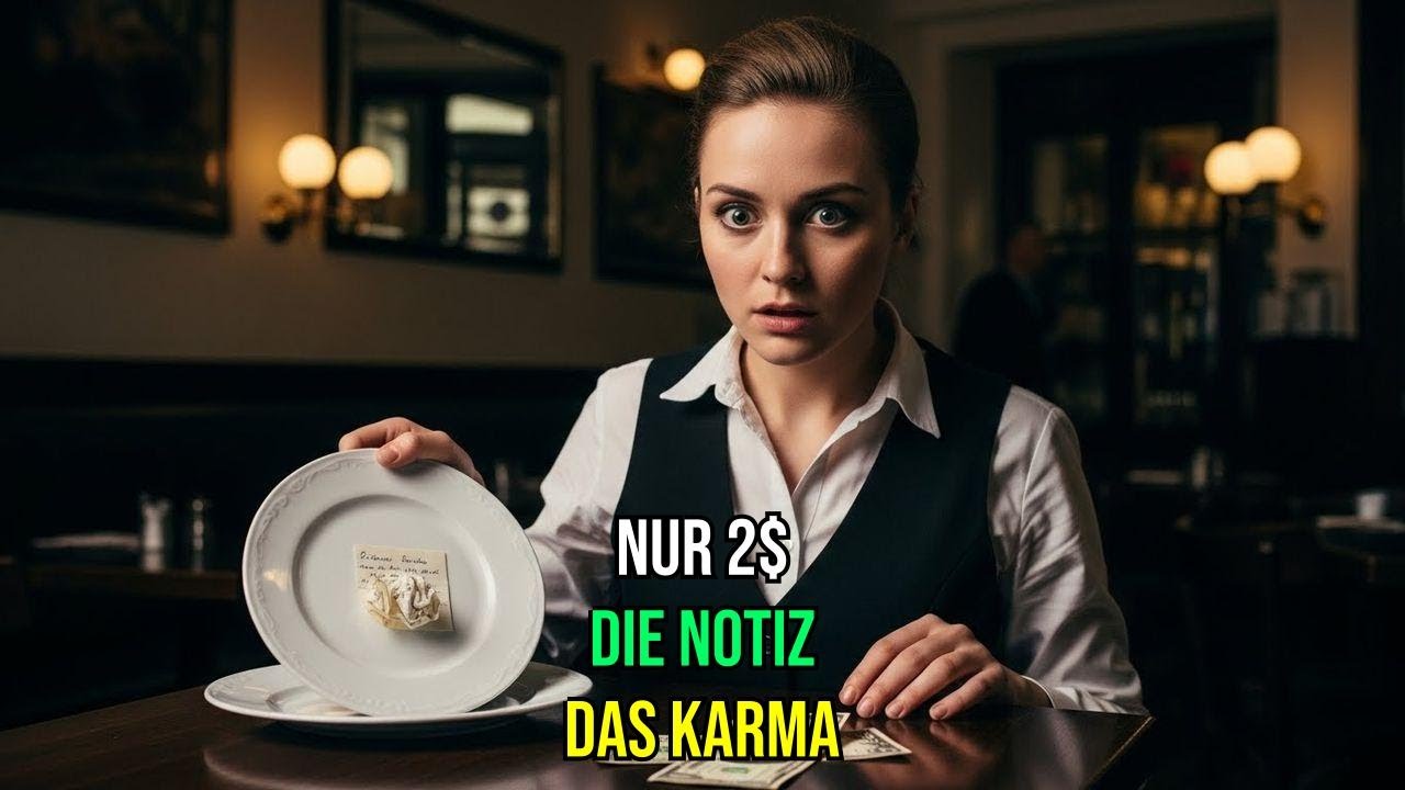 UNGLAUBLICH: Milliardär gibt 2$ Trinkgeld – Die Notiz unterm Teller schockt…
