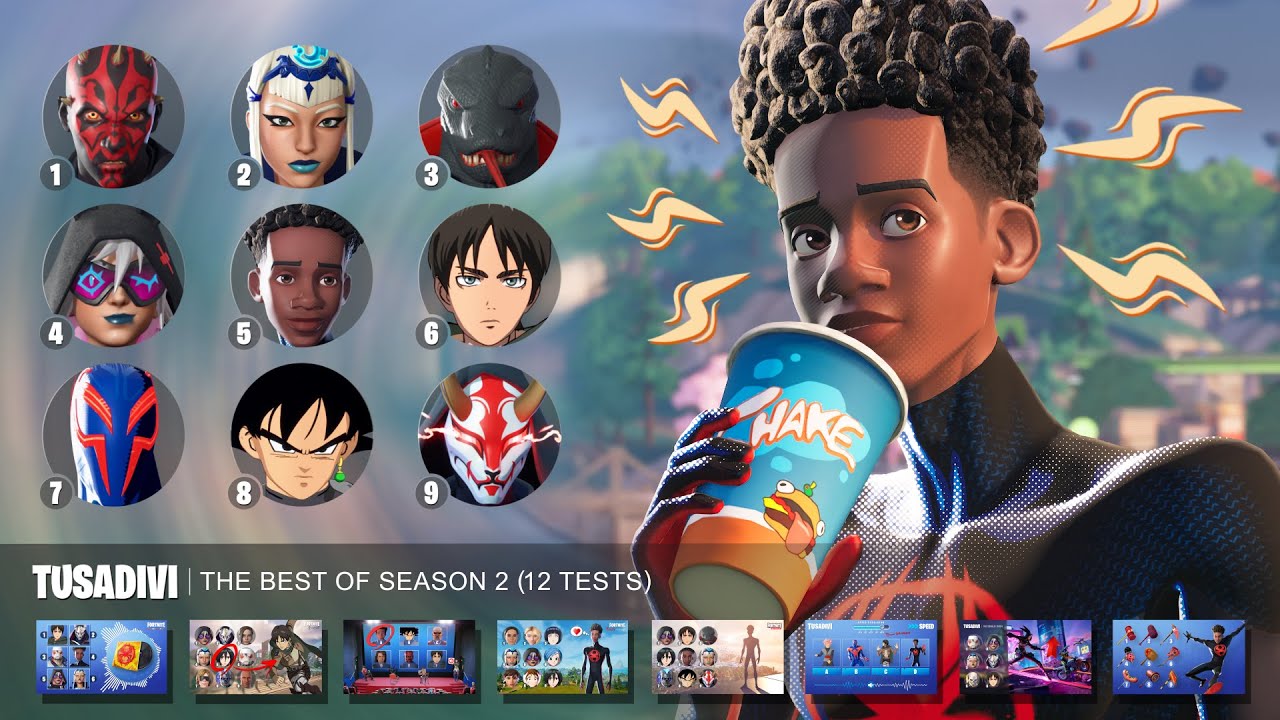 THE BEST OF SEASON 2 CHAPTER 4 (S24) - FORTNITE CHALLENGE | tusadivi