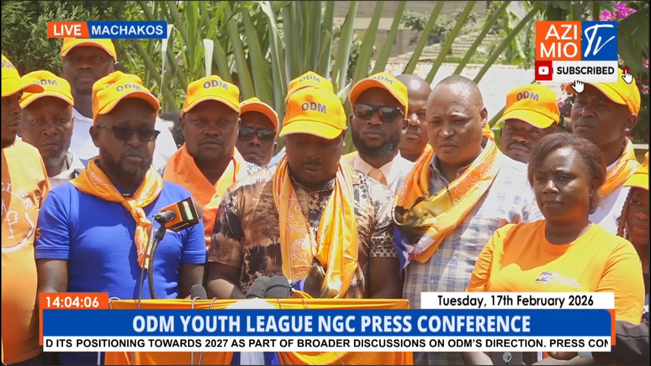 WATCH: ODM Youth League Address the Nation After Sifuna’s Kitengela Rally