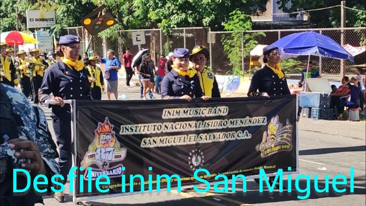 desfile inim San Miguel El salvador