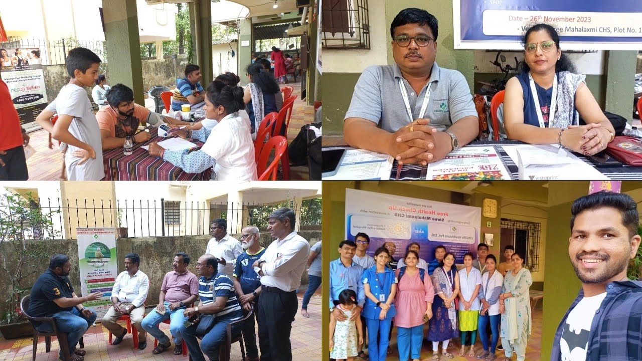 Health Check up Camp in Mahalaxmi society || ORG life Health Care ||