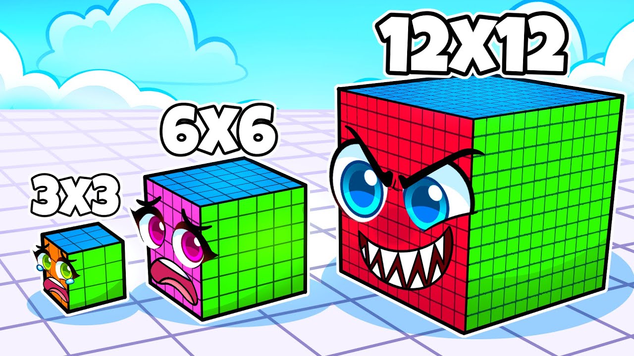 DEVENIR le plus GROS Rubik's Cube pour MANGER mes FANGIRLS sur Roblox !