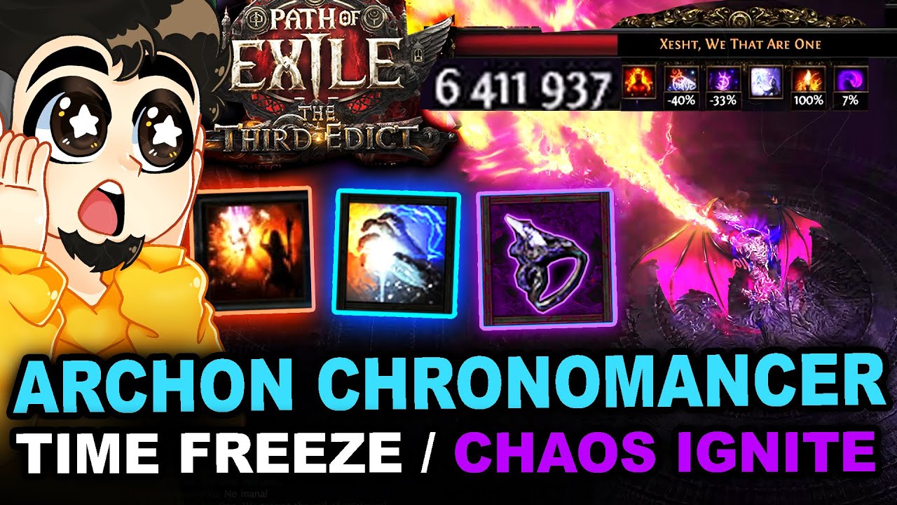 CHAOS Archon Chronomancer w Path of Exile 2 - BOSSING też GOOD