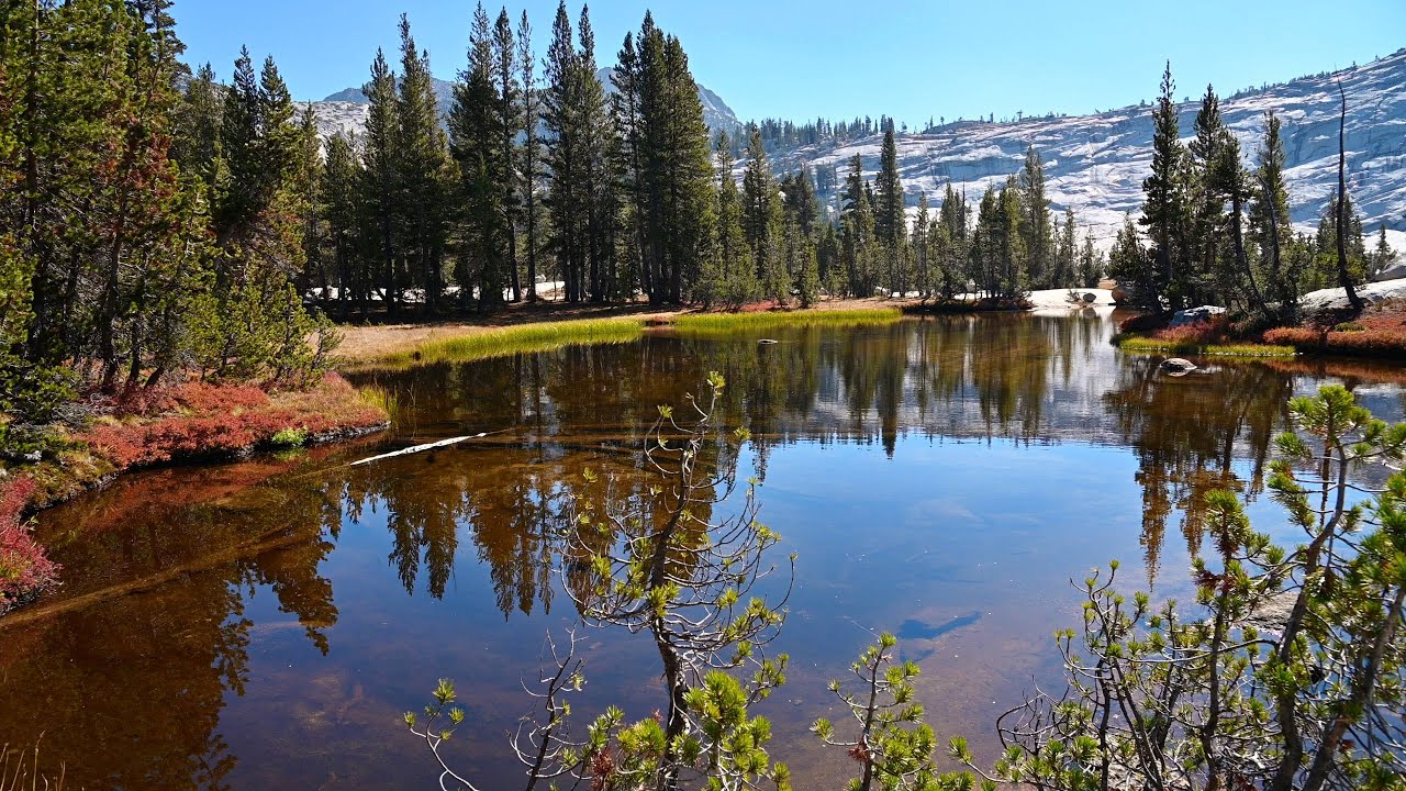 Lower Cathedral Lake Yosemite National Park 4K