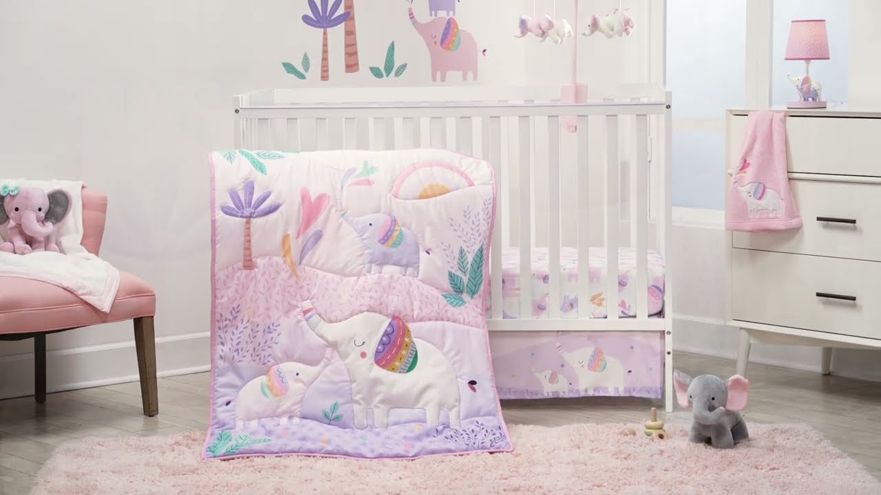 Elephant Dreams Crib Bedding & Nursery Decor by Bedtime Originals