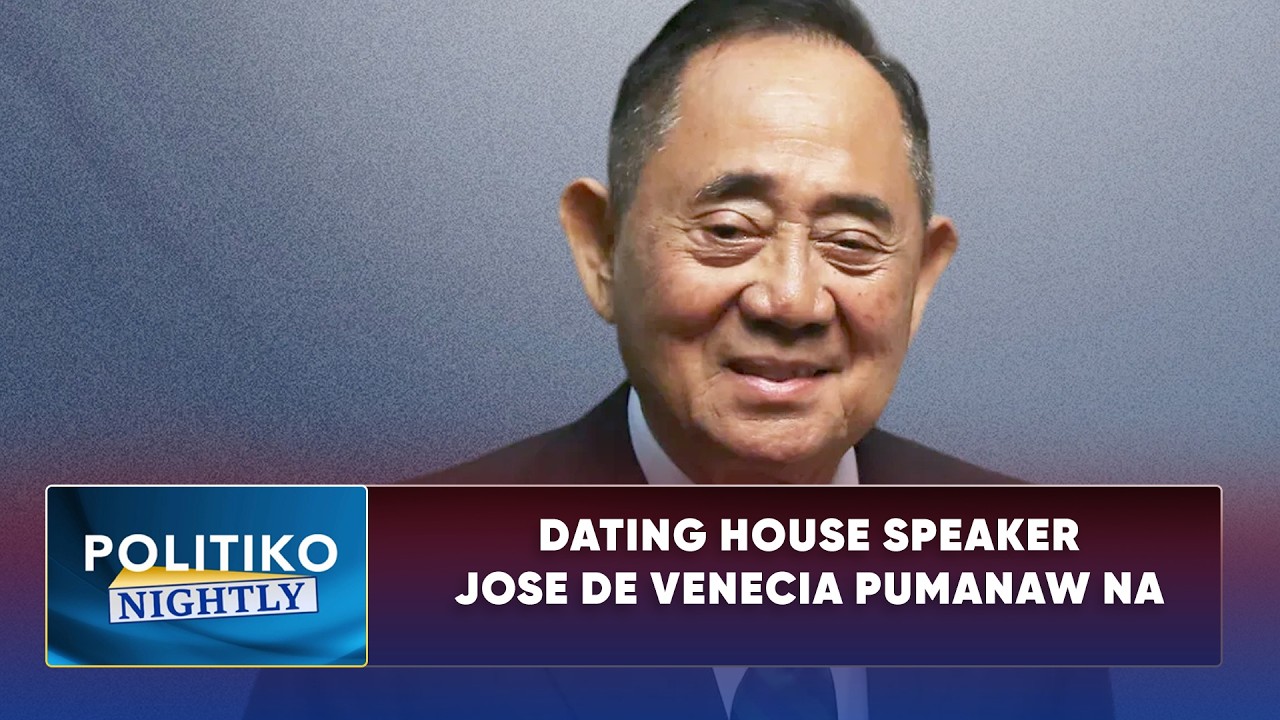 Dating House Speaker Jose De Venecia pumanaw na