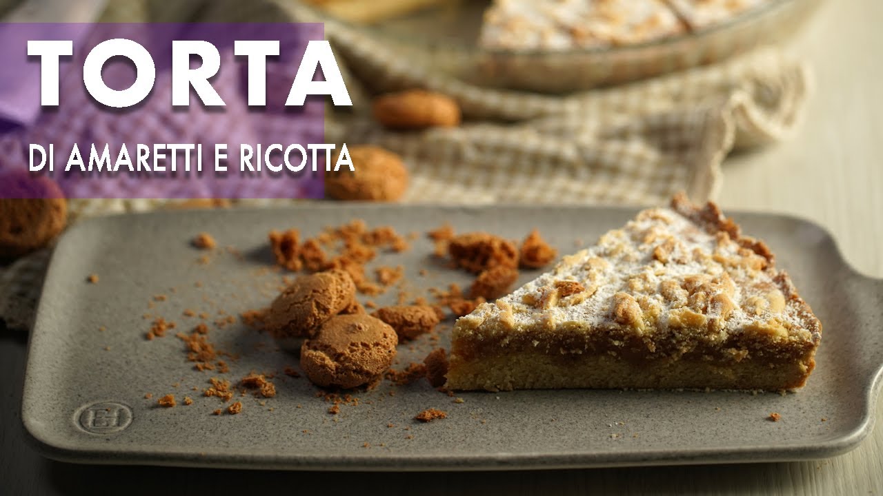 Torta di amaretti e ricotta