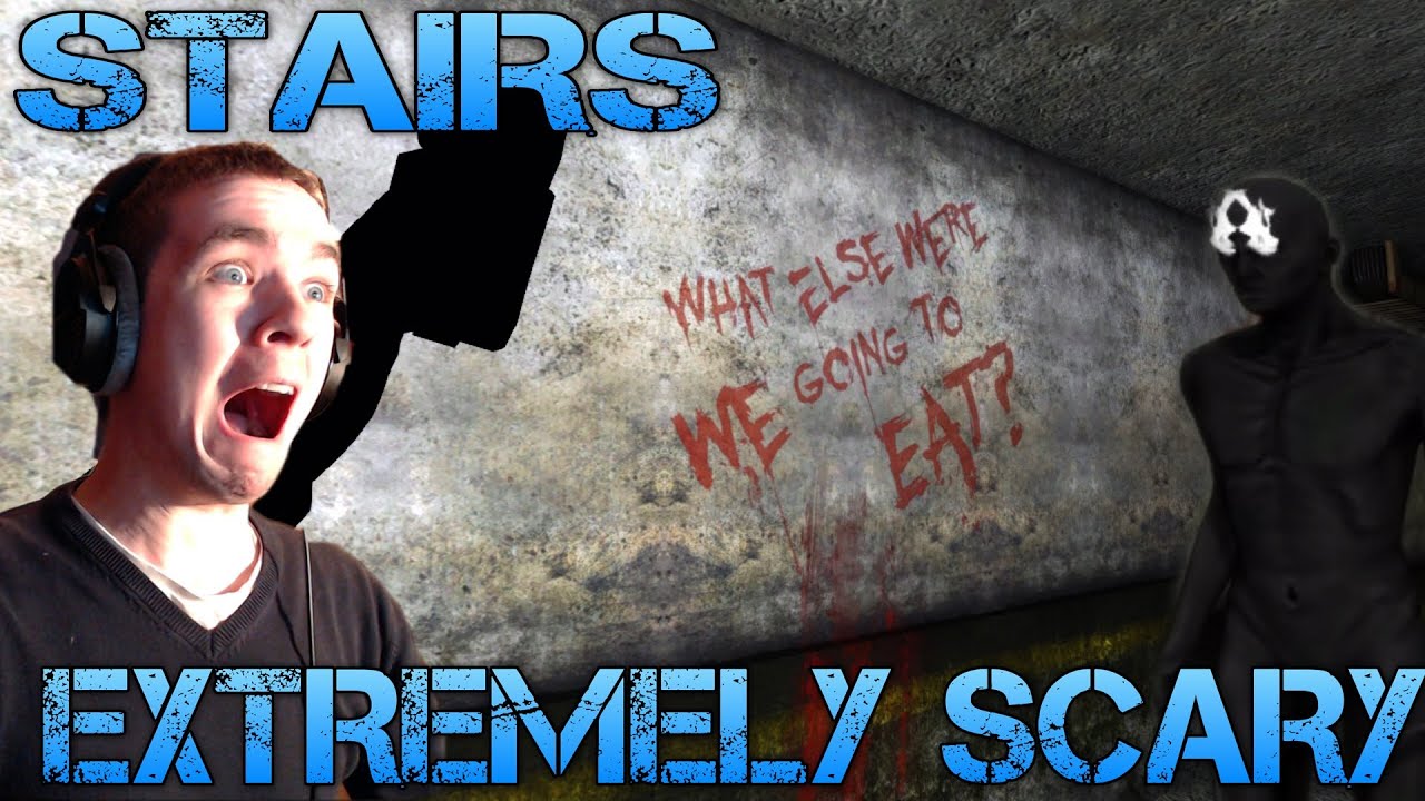 Stairs - EXTREMELY SCARY - Indie Horror Game Playthrough/Commenary/Facecam Reaction