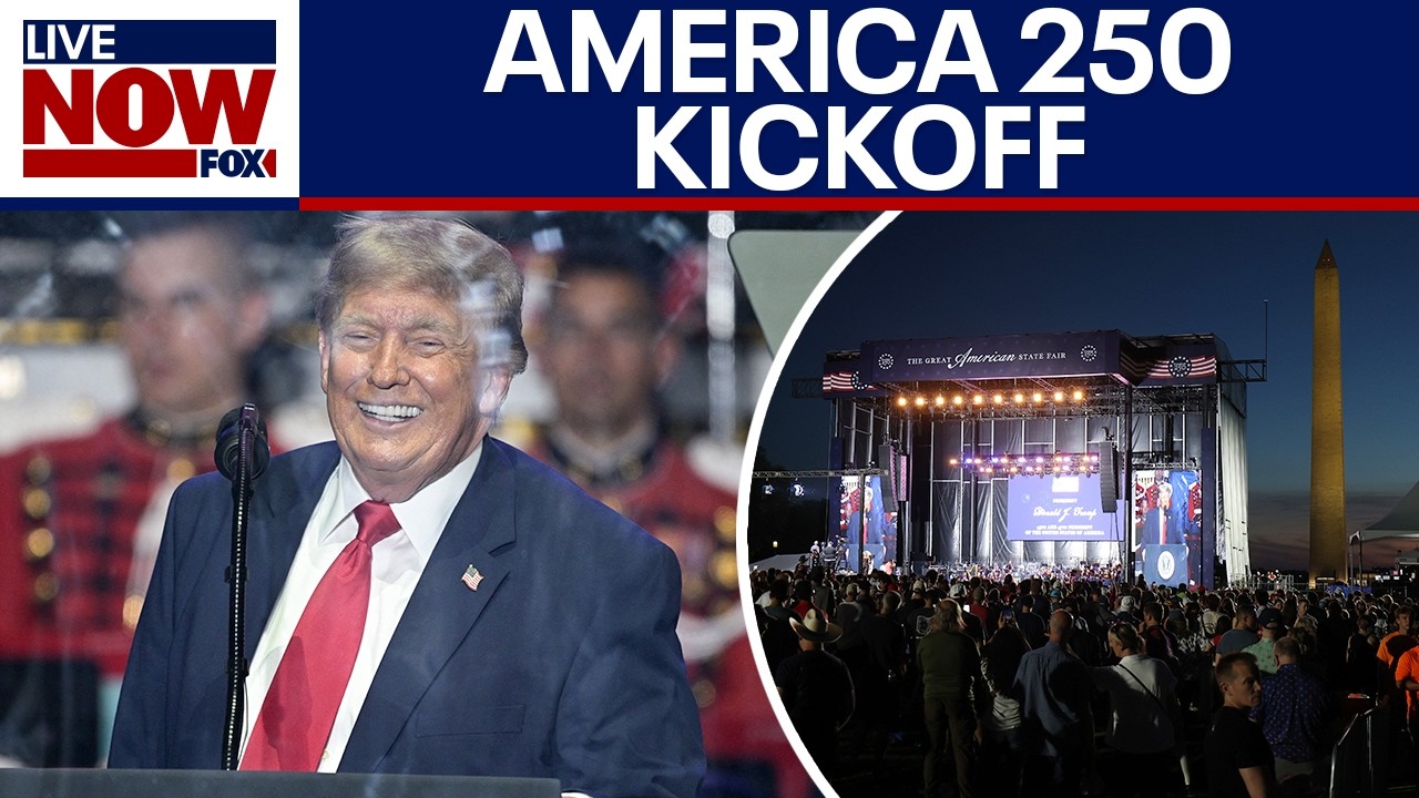 Trump opens Great American State Fair kickoff celebration on National Mall
