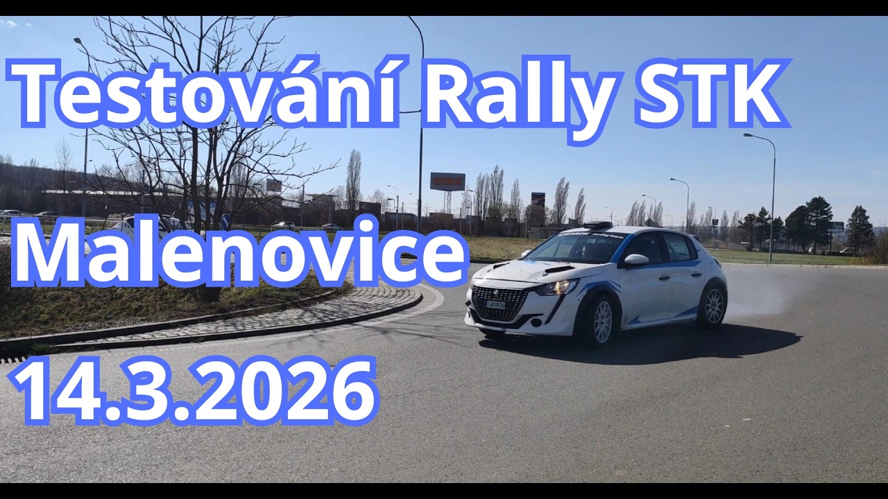 Testování Rally STK Malenovice 14.3.2026