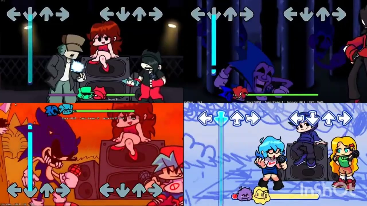 4 Playtime but Every Turn a Different Character Sings (FNF Playtime but Everyone Sings It) mashup