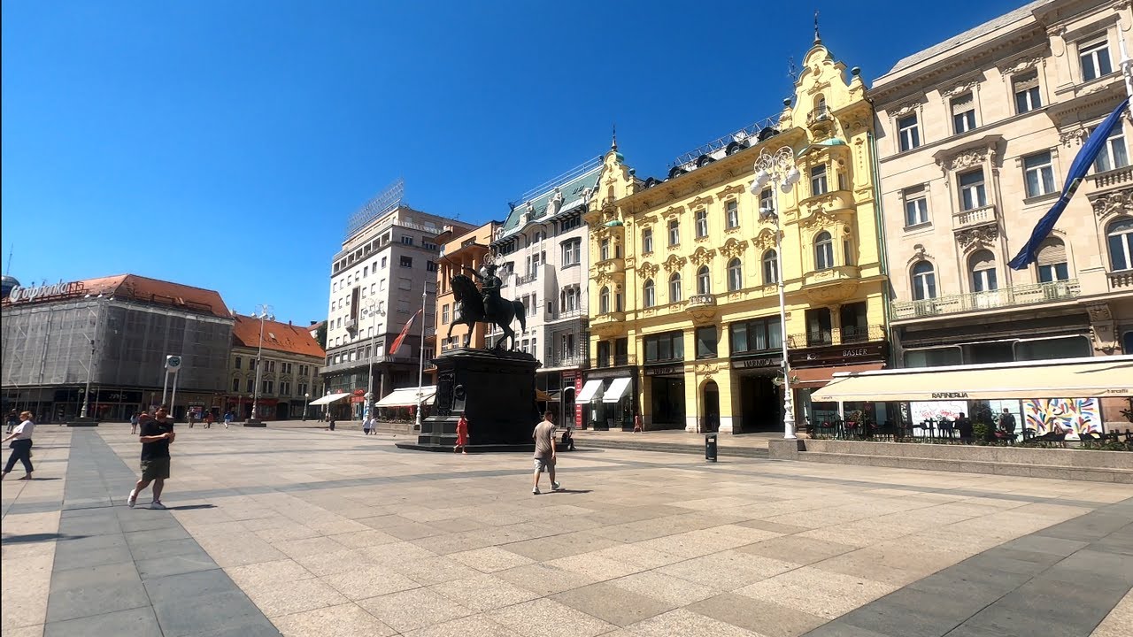 ZAGREB, CROATIA - VIRTUAL CITY WALK - SIGHTS AND STREETS 🇭🇷