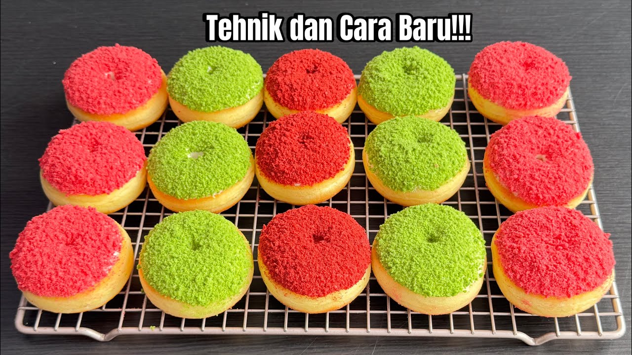 Dengan tehnik ini donat akan ber white ring tinggi dan kokoh tanpa bread improver