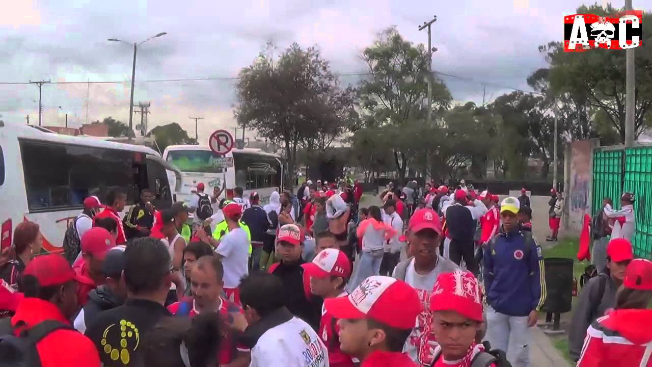 Caravana Baron Rojo a Bogota  -  AMERICA DE COLOMBIA  VS CASI