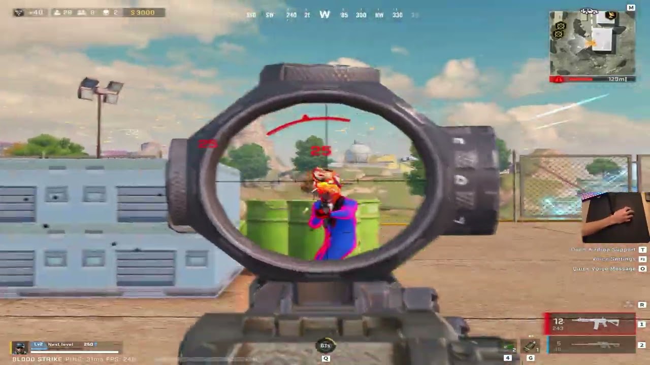Aiming in BloodStrike