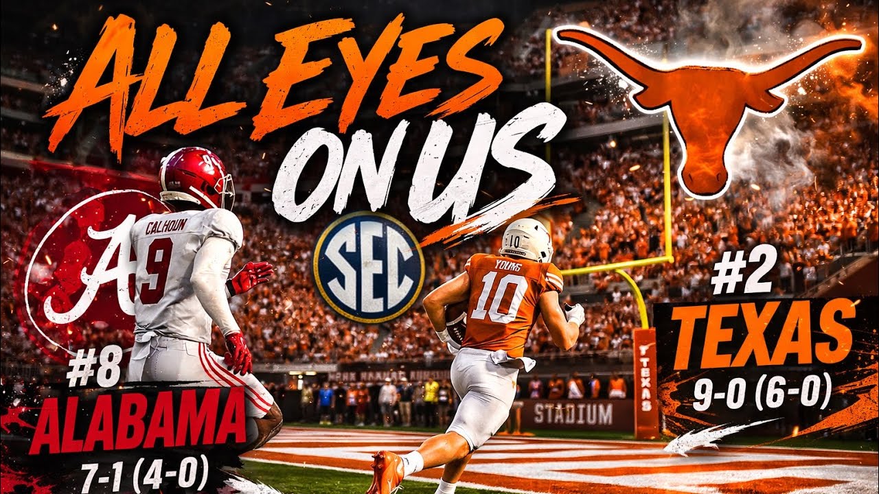 CFB 26/Texas Season 2 Week 10 🆚 #8 Alabama