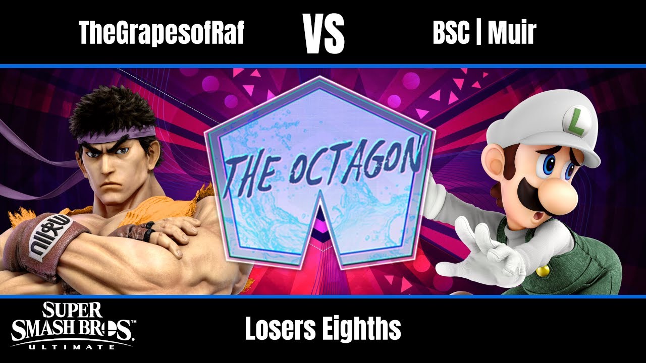 TheGrapesofRaf (Ryu) vs BSC | Muir (Luigi) - Ultimate Losers Eighths - Octagon #146