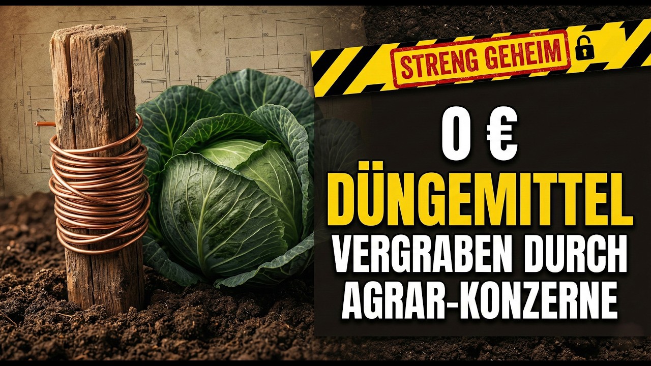 Der Vergessene Trick von 1925: Wie Ein Kupferdraht Pflanzen Doppelt So Groß Wachsen Lässt