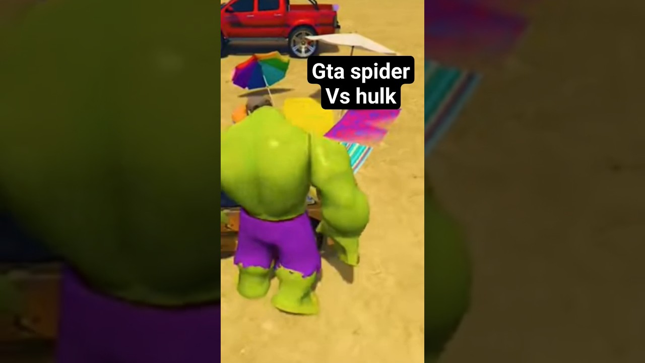 gta spiderman vs hulk 