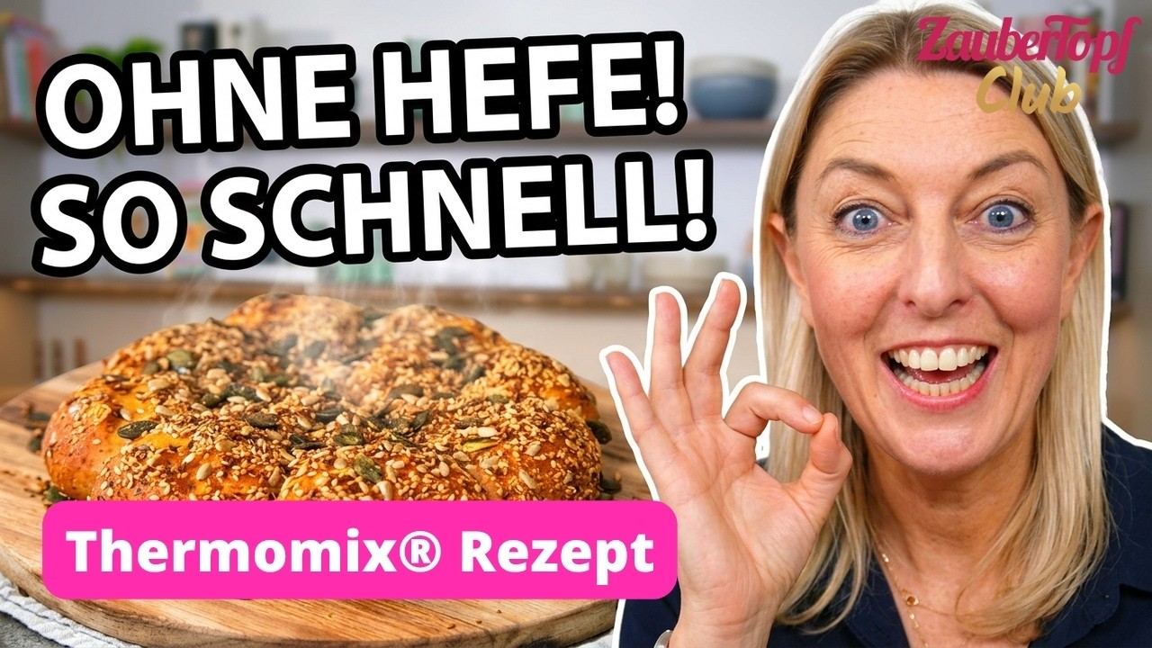 😍 Nie wieder warten! Schnelle Quark-Br&ouml;tchenecken | Thermomix&reg; Rezept