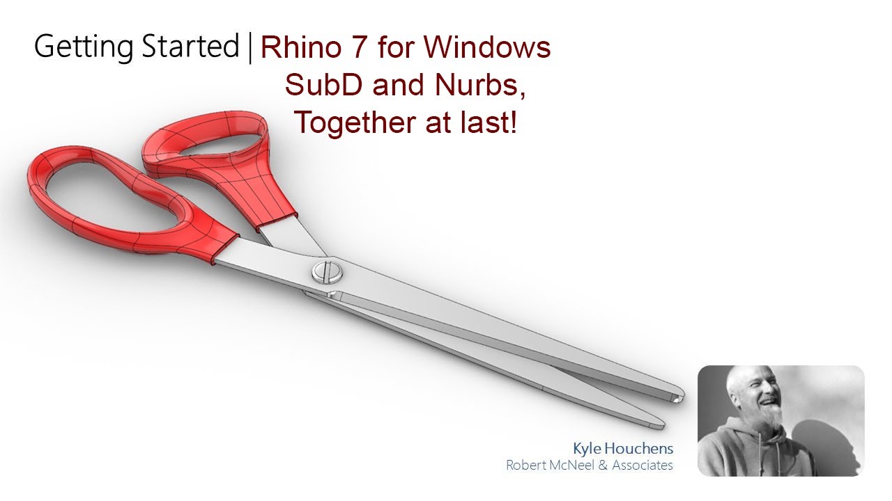 Getting Started Rhino 7 windows - Build Scissors with SubD