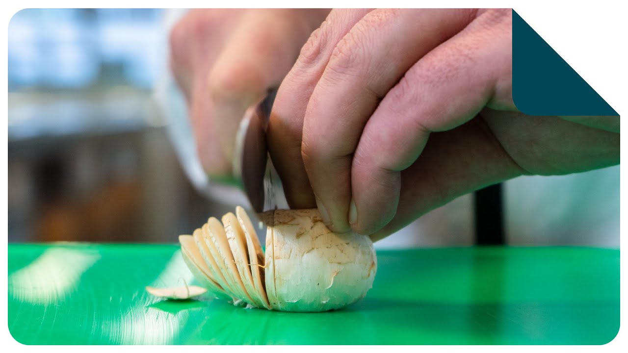 Ciseleren van champignons | Keukentechniek