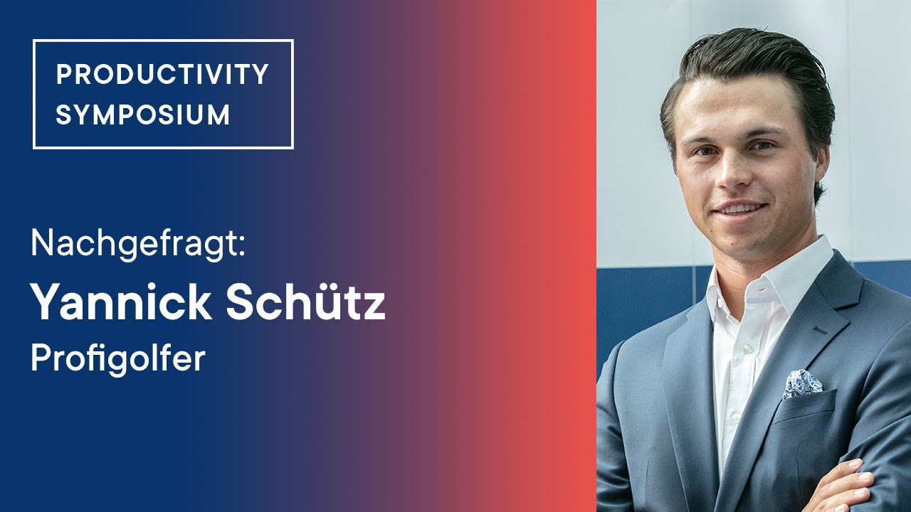Yannick Schütz am Producitvity Symposium 2022