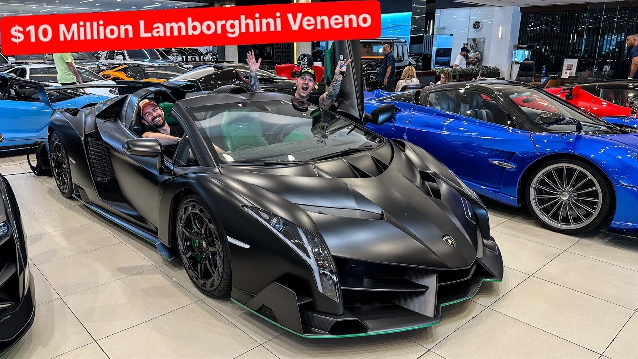BUYING A LAMBORGHINI VENENO IN DUBAI COST $10,000,000!