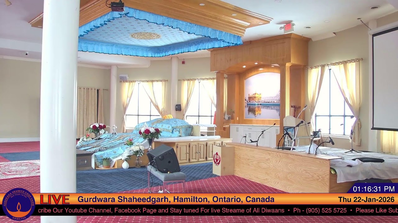 LIVE - Gurdwara Shaheedgarh Sahib Hamilton