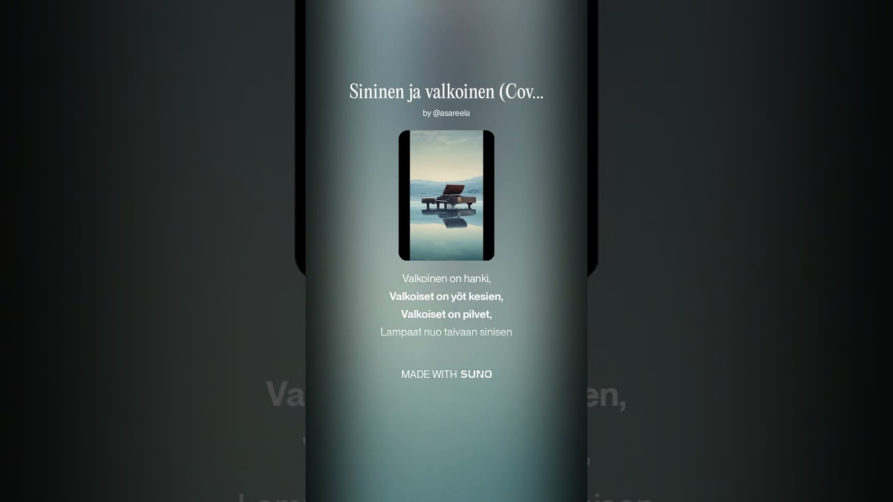 Sininen ja valkoinen Cover