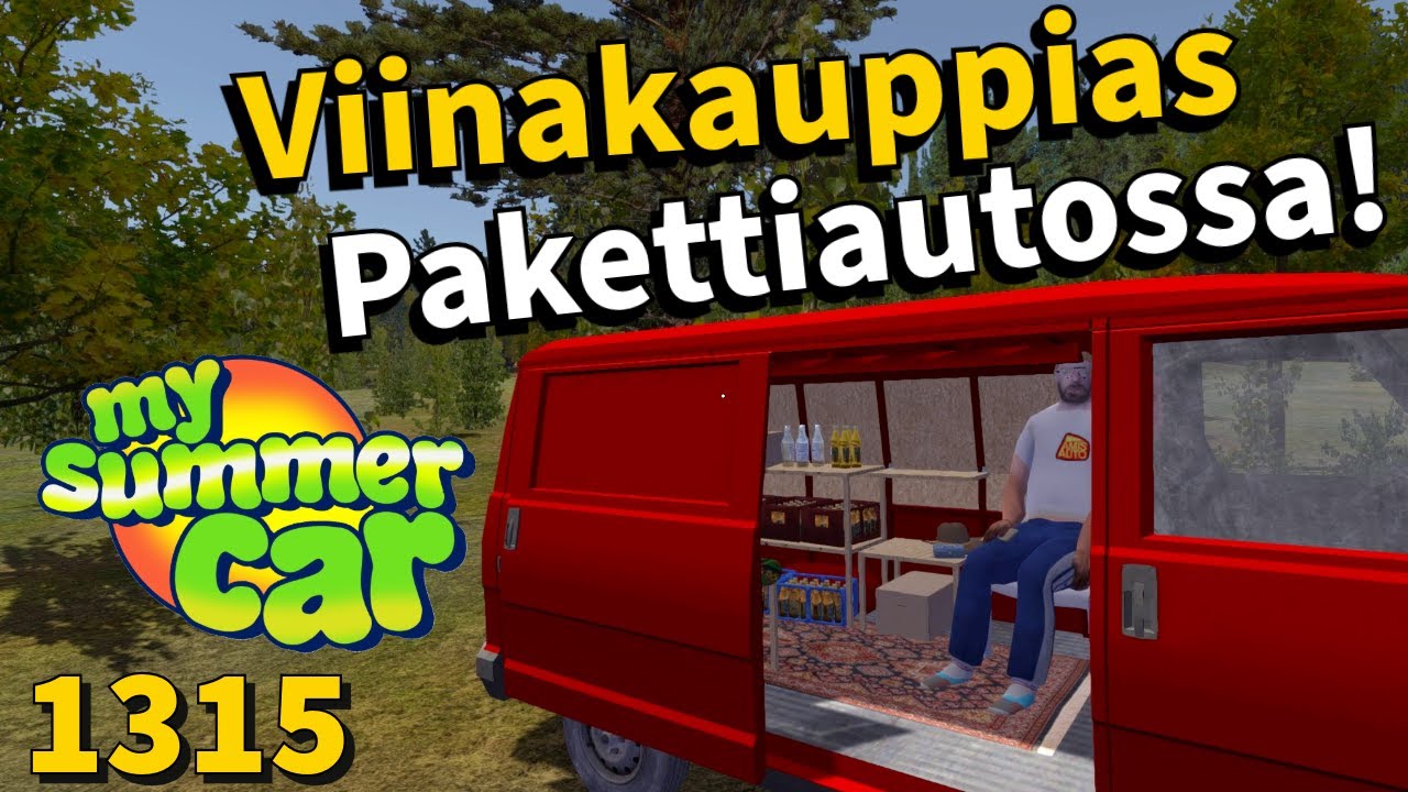 My Summer Car #1315 | VIINAKAUPPIAS PAKETTIAUTOSSA! (modi)