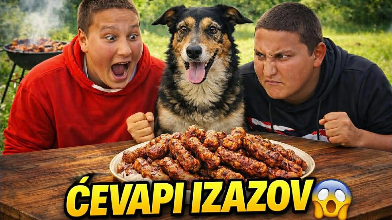 GEDZA i DAKI VS PAS DŽERI &hellip; ĆEVAPI IZGORELI 😱 PARE ILI IZAZOV ?