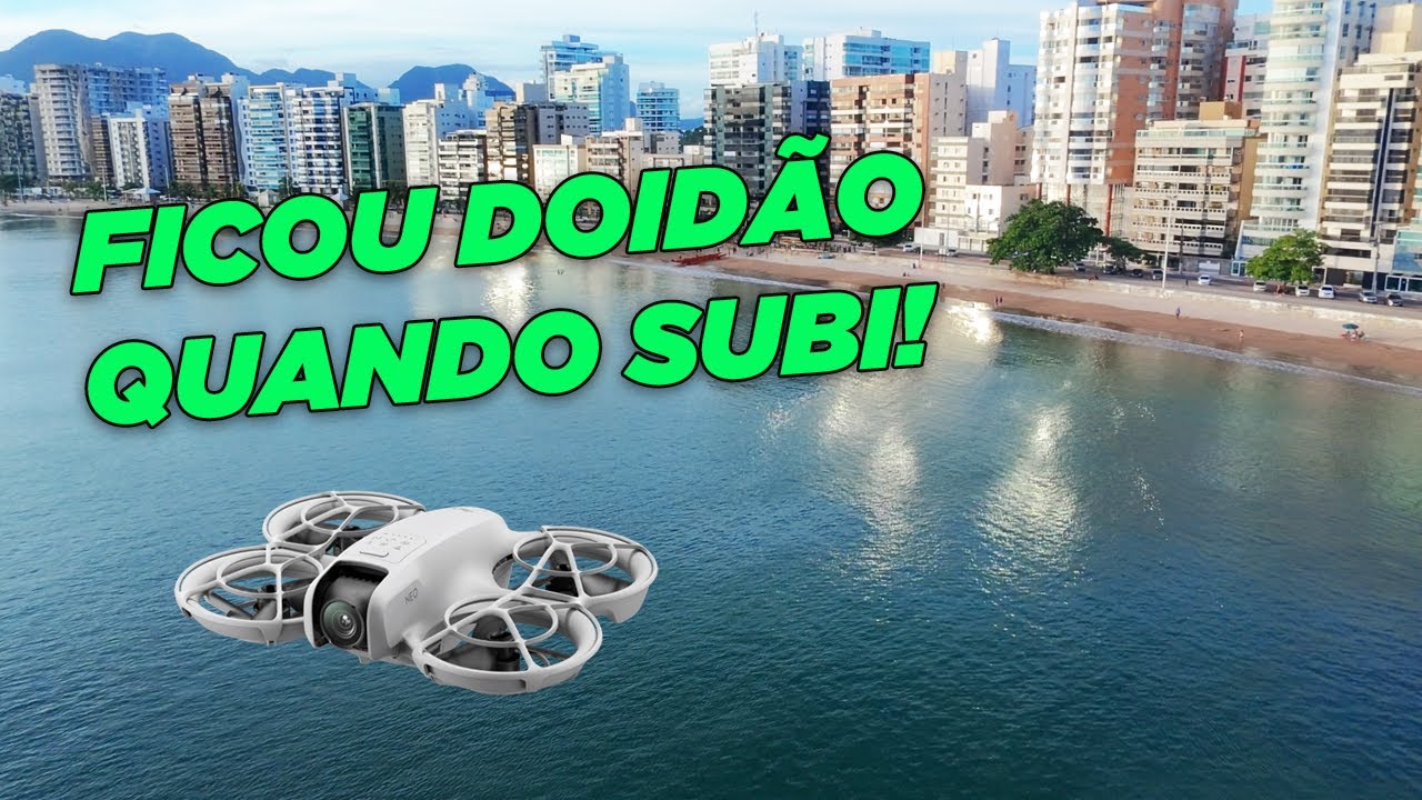 DJI Neo Drone FICOU LOUCO Na Praia Do Morro Guarapari-ES
