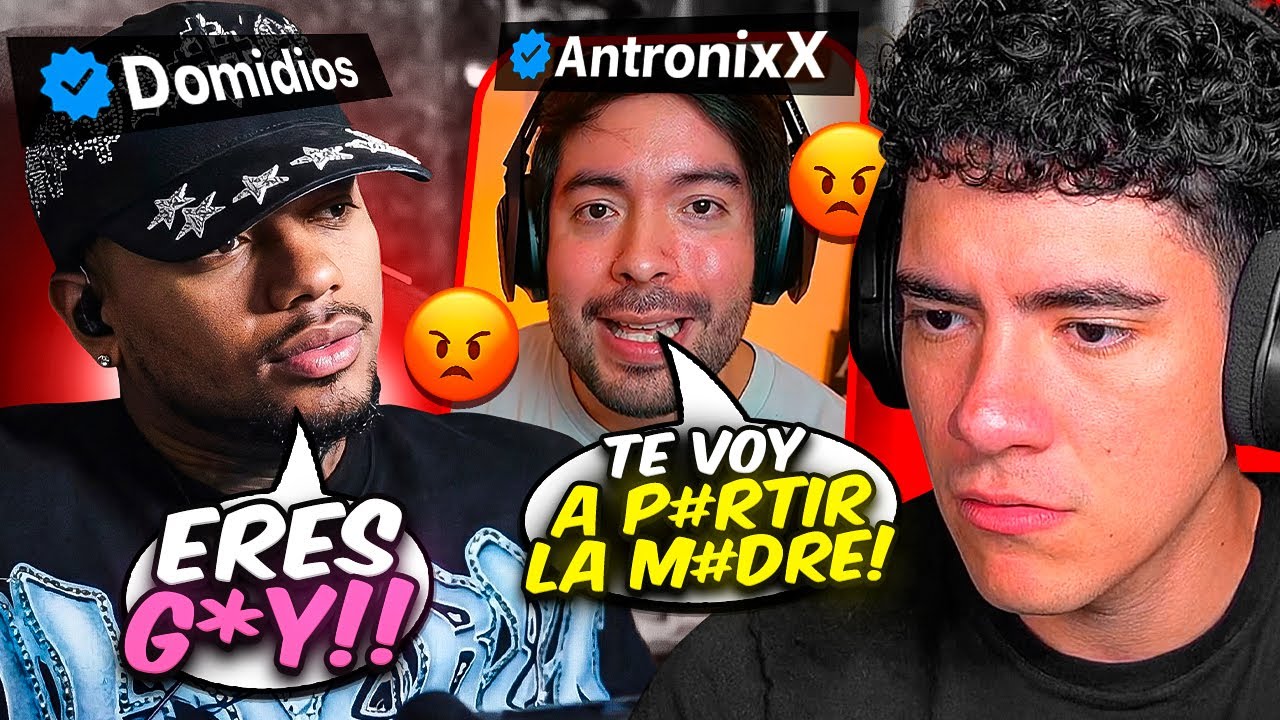 ANTRONIXX LE RESPONDE A DOMIDIOS Y LO RETA A UNA PELEA CALLEJERA - TheDonato live