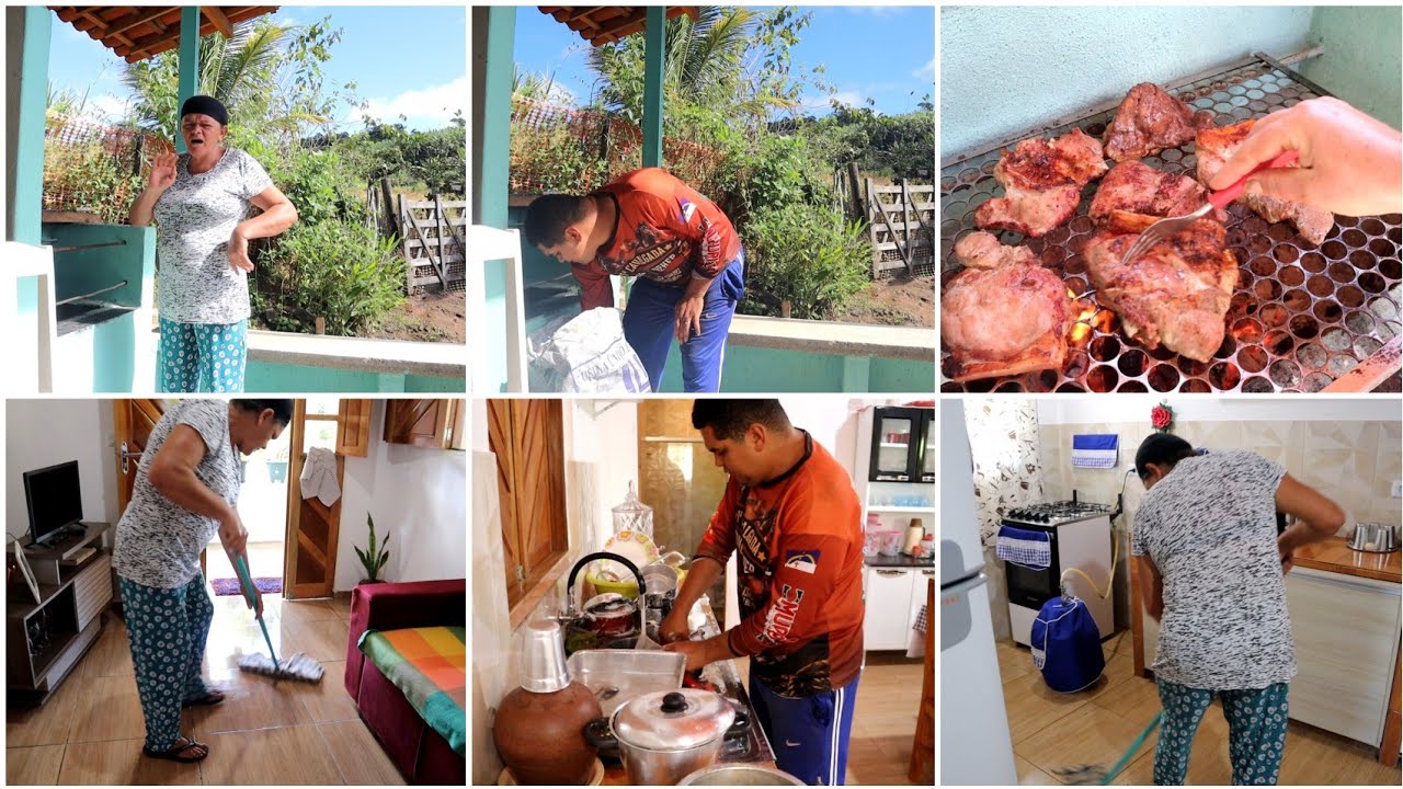 DIA DE CHURRASCO NO SÍTIO😋 MEU IRMÃO COMEU MUITO😱 FAXINA RÁPIDA NA MINHA CASA COM JP+LAVAMOS O CARRO