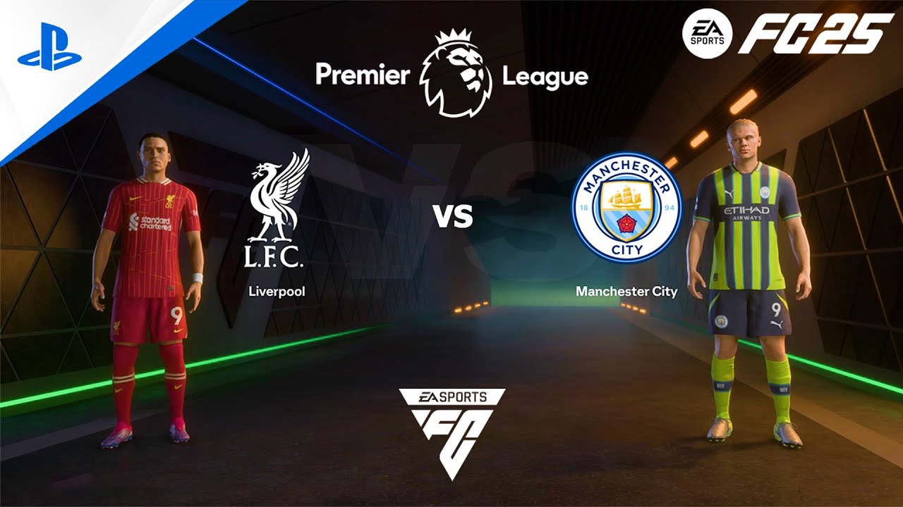 FC 25 PS4 - Liverpool vs Man City | Premier League 24/25