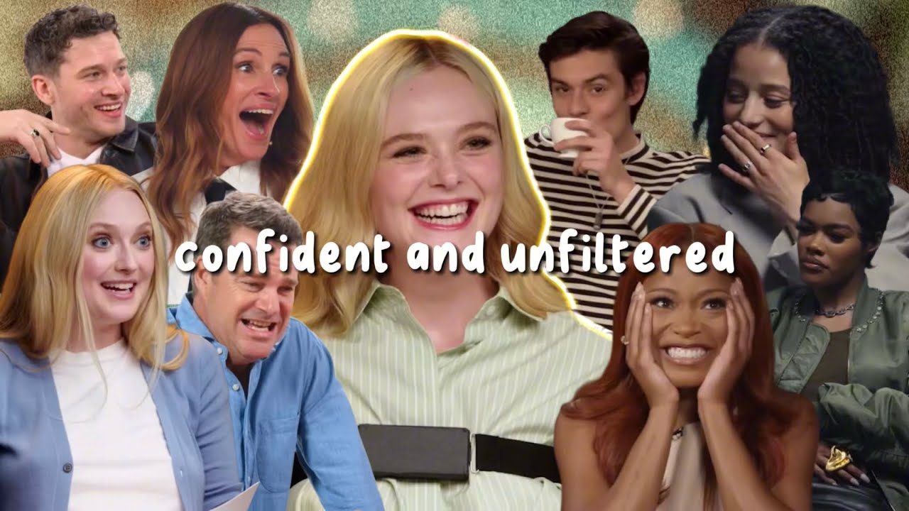 confident and unfiltered, exactly how I like my actors
