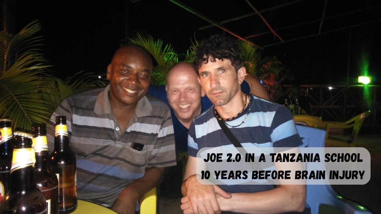 Joe 2.0 in Tanzania 10 years before brain injury.