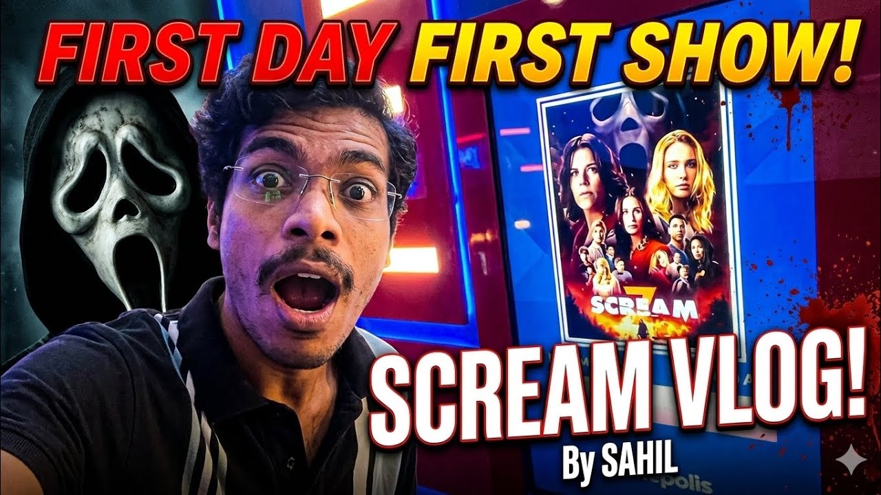 First Day First Show Scream Vlog By Sahil Soude 