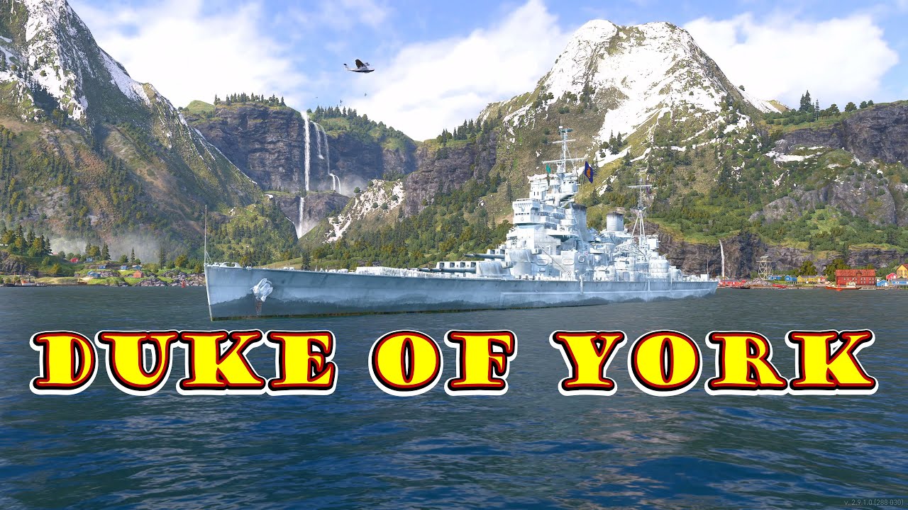 Meet The Duke of York! Tier 6 British Battleship (World of Warships Legends Xbox One X) 4k