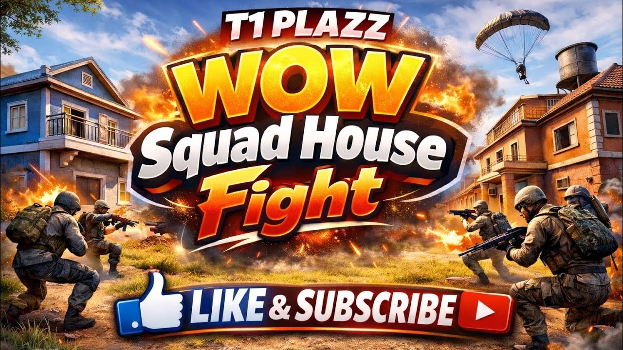 Wow Squad House Fight😎🥶!! Amazing gameplay 😎🔥!! Cool Clutch 😄😈